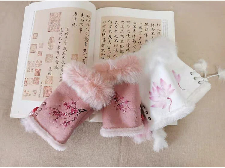 Women's Warm Half Finger Gloves Viralgem Store