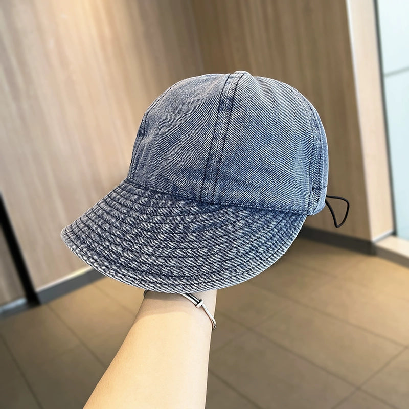Sun Hat Denim Women Foldable Easiest for Match Peaked Cap Viralgem Store