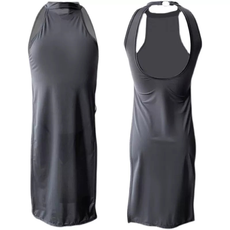 100.00kg Export Oversize Women's Clothing AliExpress Amazon Fashion Style Sexy Pure Desire Uniform Pajamas Split Fashion