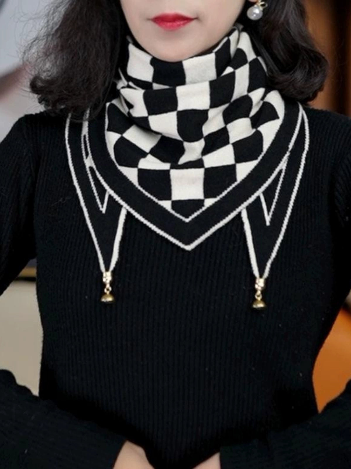 Spring & Fall Cervical Support Female Hidden Hook Double-Sided Short Triangular Binder