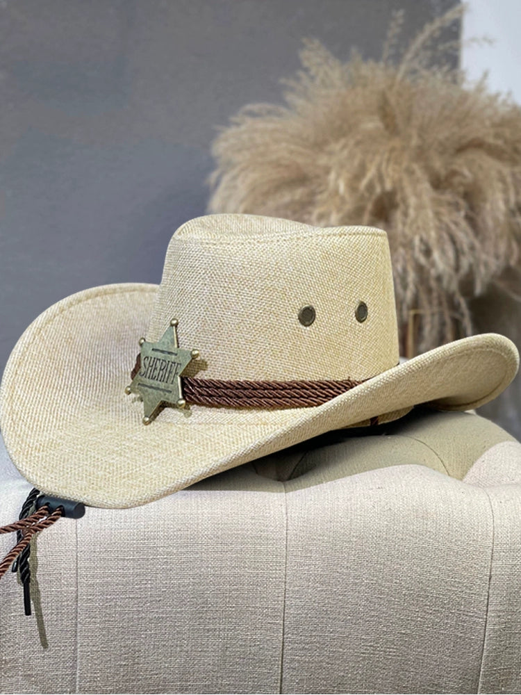 Straw Hat Western Sexy Retro Travel Photography Hat