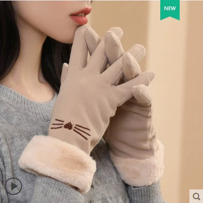Women's Anti-Cold Windproof Touch Screen Gloves