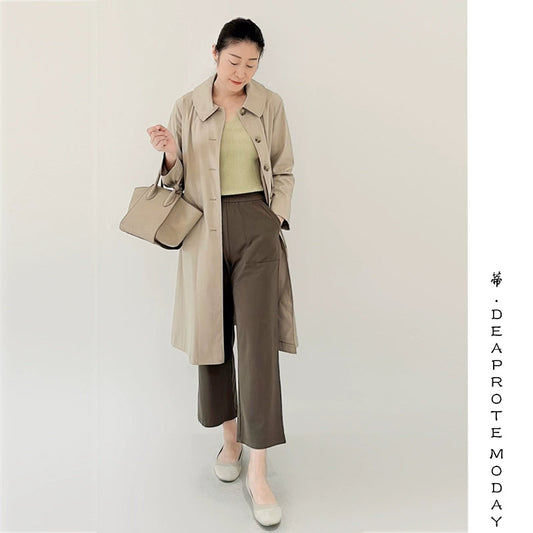 Spring & Fall Lapel Long Japanese Leisure Coat and Trench Coat Viralgem Store