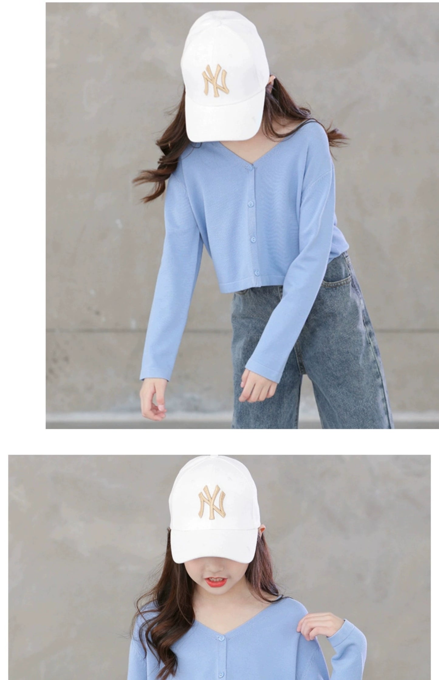 Stylish Medium and Large Children's Summer Clothes Air Conditioning Sweater Sweater