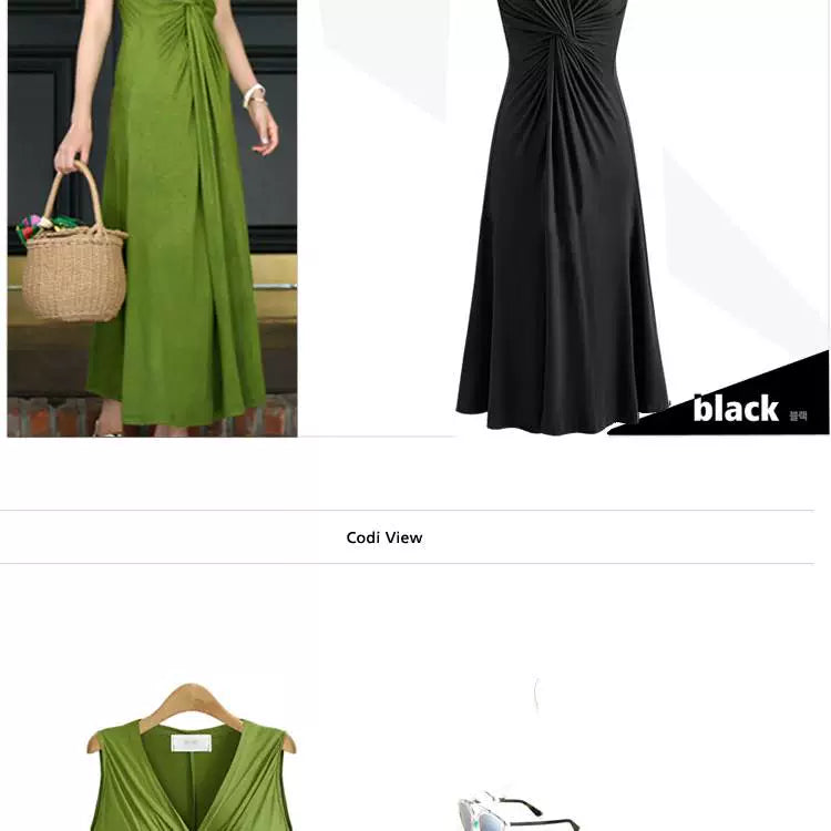 2018 Summer New K-style Plus Size Women's Clothing Chubby Girl Slim Waist Nipped Swing Sleeveless Dress Big Dress