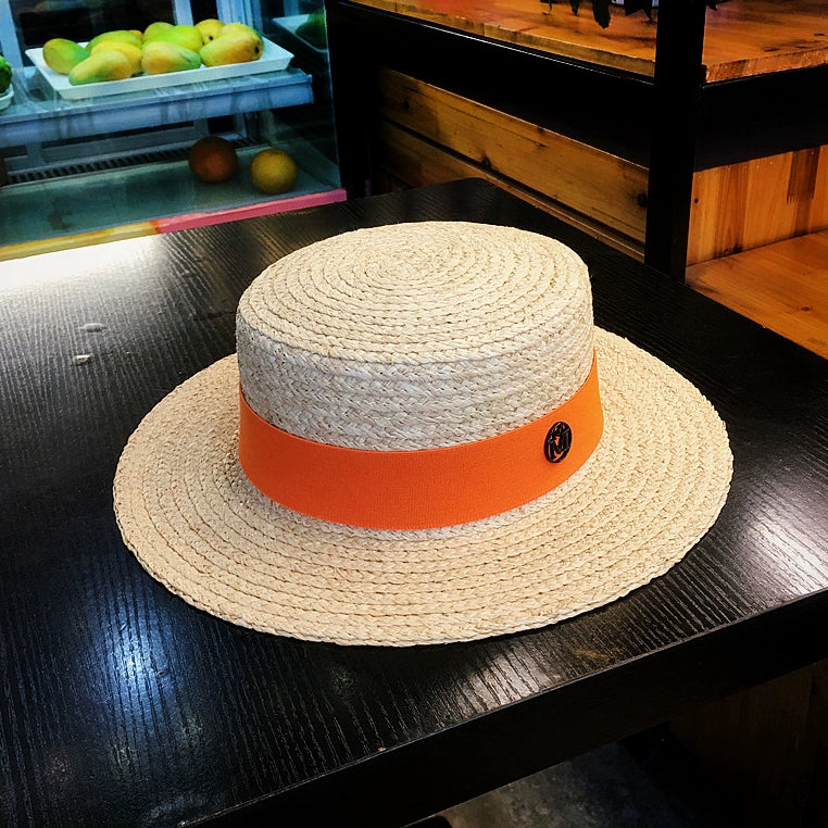 Straw Hat Handmade Female Stylish Beach Natural Raffia
