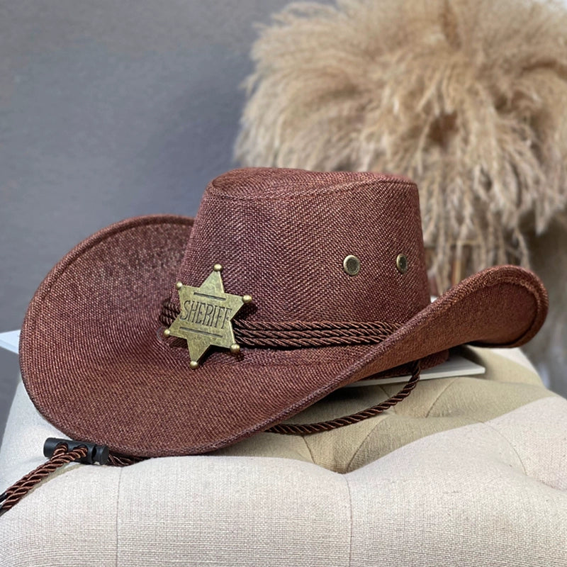 Straw Hat Western Sexy Retro Travel Photography Hat