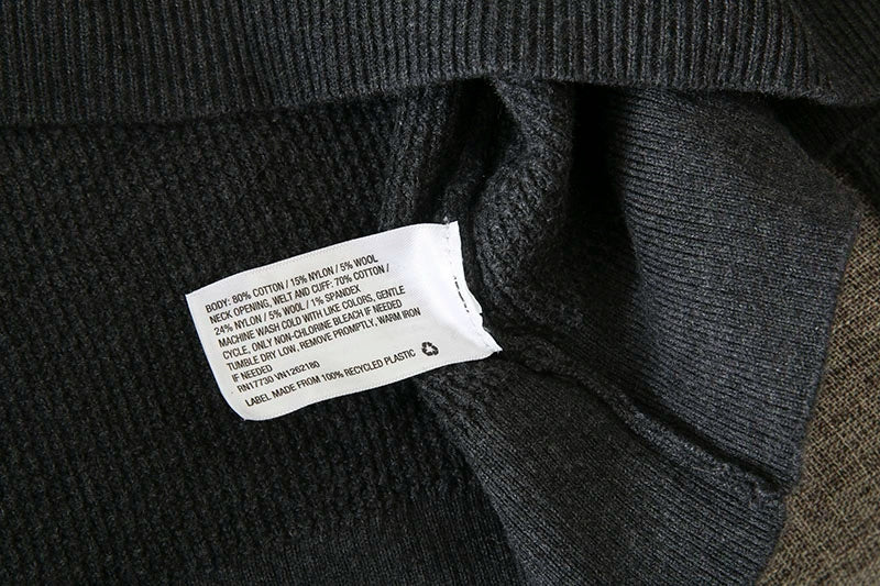 95.00 Kg-150.00 kg Export 5% Wool Plus-Size Fall and Winter Men's Fat Guy Extra Large plus Size V Neck Loose Knitting Sweater 3