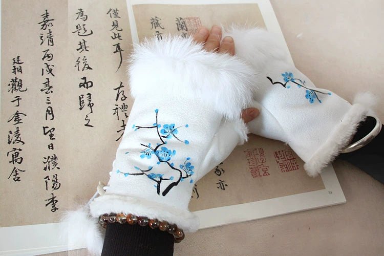 Women's Warm Half Finger Gloves Viralgem Store