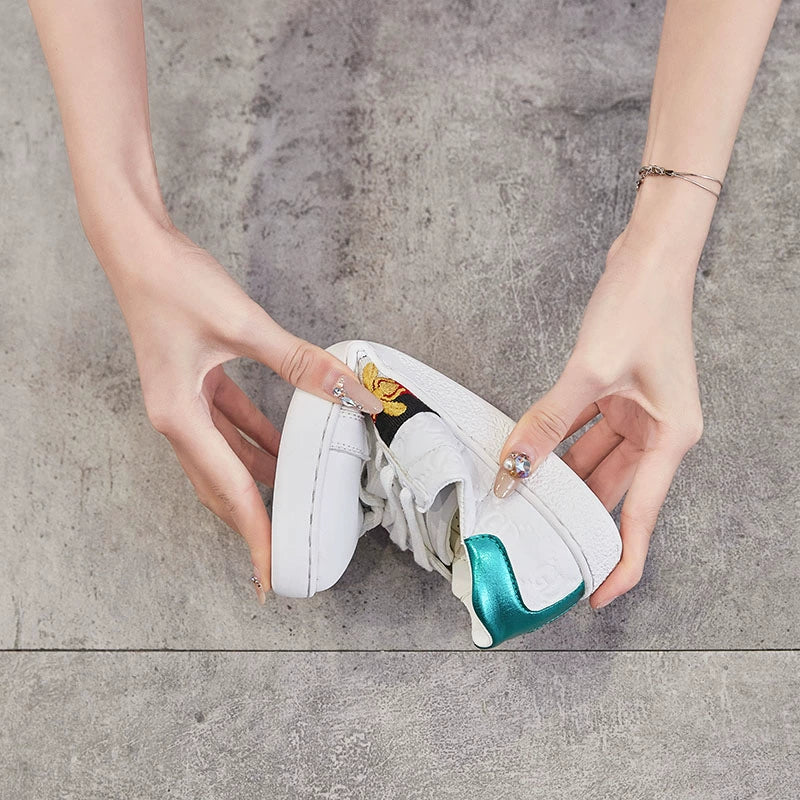 This Year's Popular White Shoes Women's Canvas Sneakers Spring & Fall New Arrival Versatile Women's Casual Shoes Autumn Best-Selling 2022