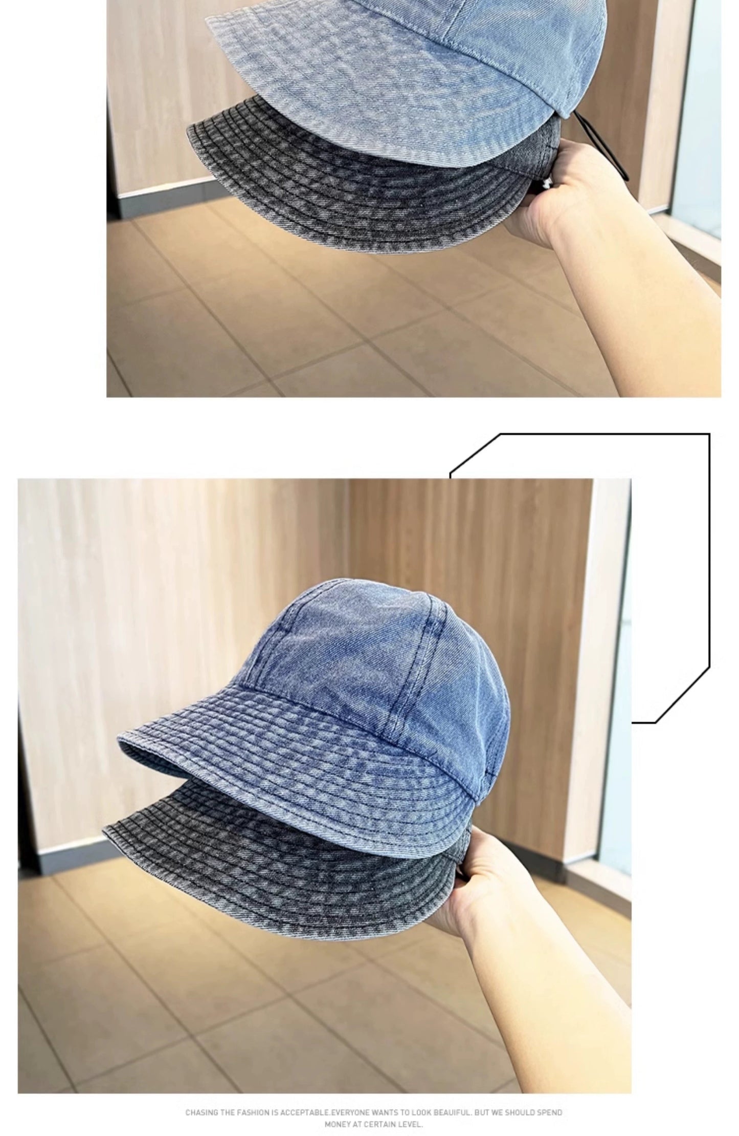 Sun Hat Denim Women Foldable Easiest for Match Peaked Cap Viralgem Store