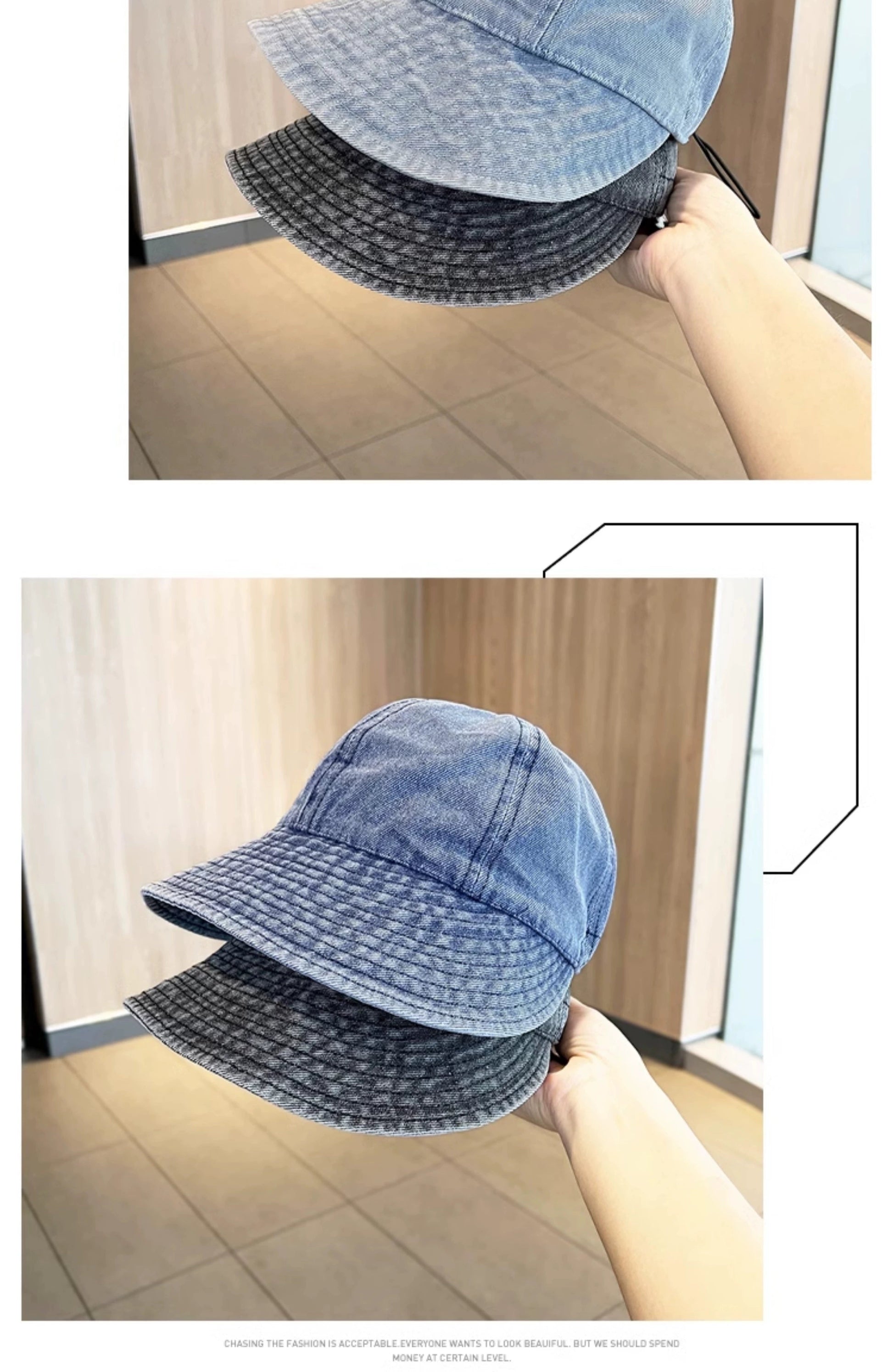 Sun Hat Denim Women Foldable Easiest for Match Peaked Cap Viralgem Store