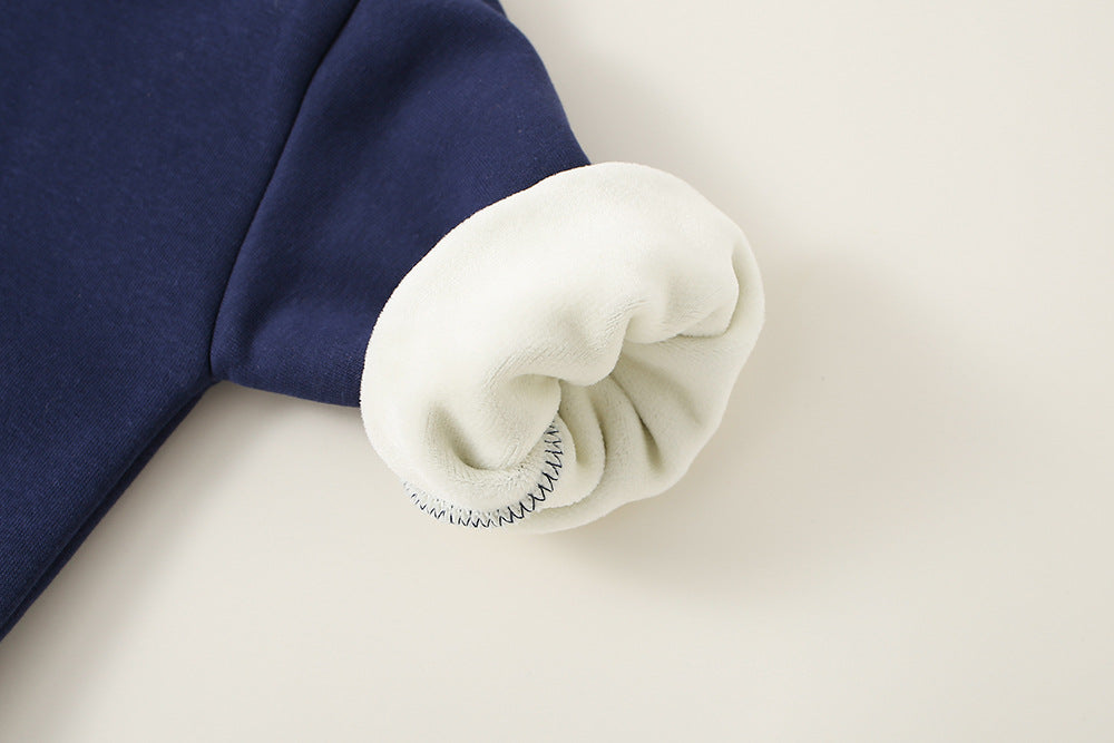 Winter Kids Sweatshirts Plus Velvet Children Pullover 2024 Warm Boy T-shirts Cartoon Girls Fleece Hoodies Baby Outerwear Clothes Viralgem Store