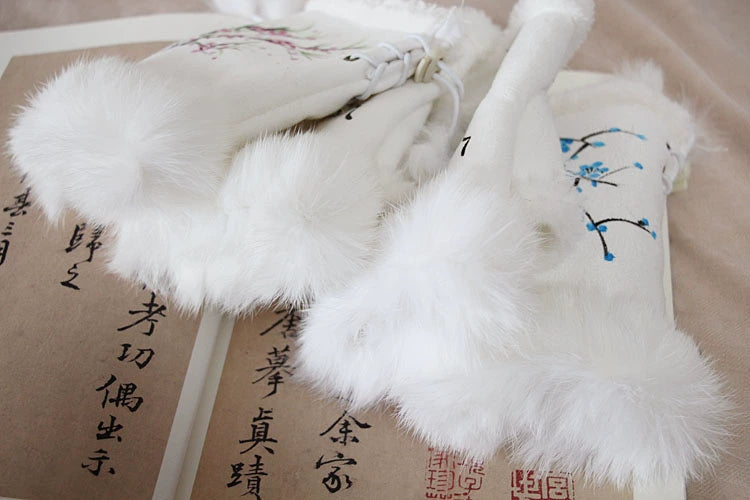 Women's Warm Half Finger Gloves Viralgem Store