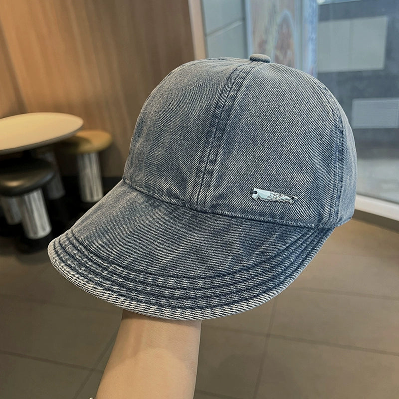 Sun Hat Denim Women Foldable Easiest for Match Peaked Cap Viralgem Store