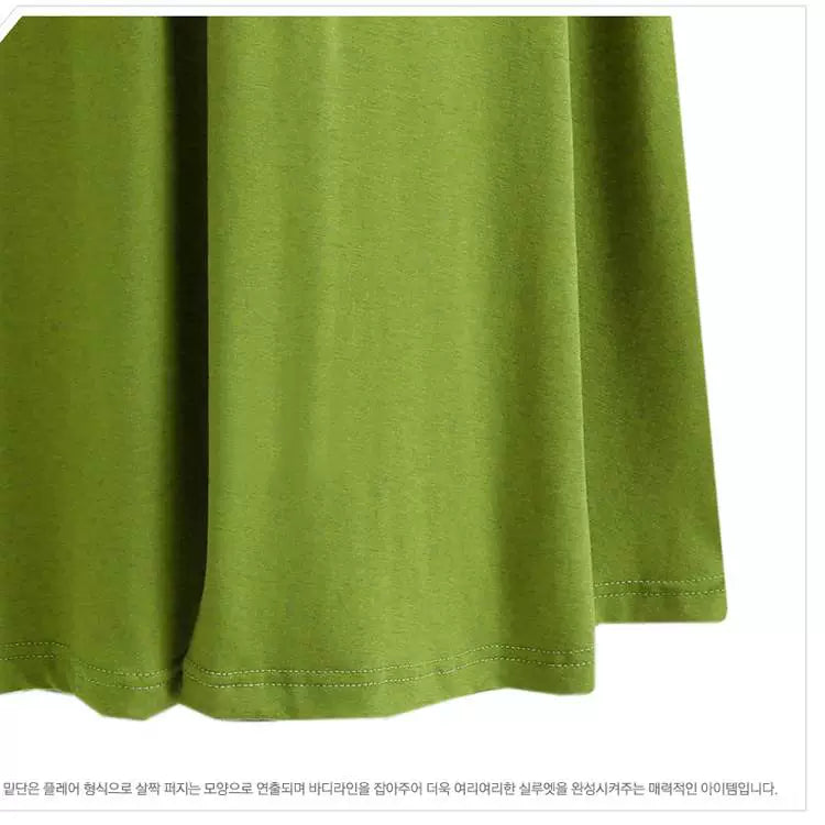 2018 Summer New K-style Plus Size Women's Clothing Chubby Girl Slim Waist Nipped Swing Sleeveless Dress Big Dress