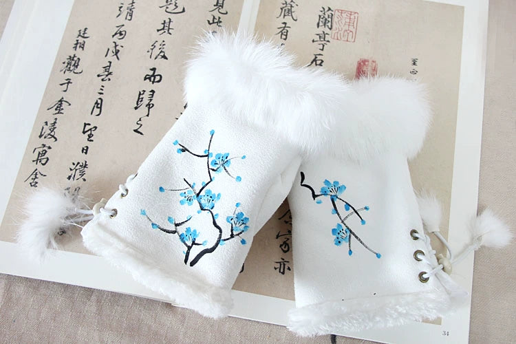 Women's Warm Half Finger Gloves Viralgem Store