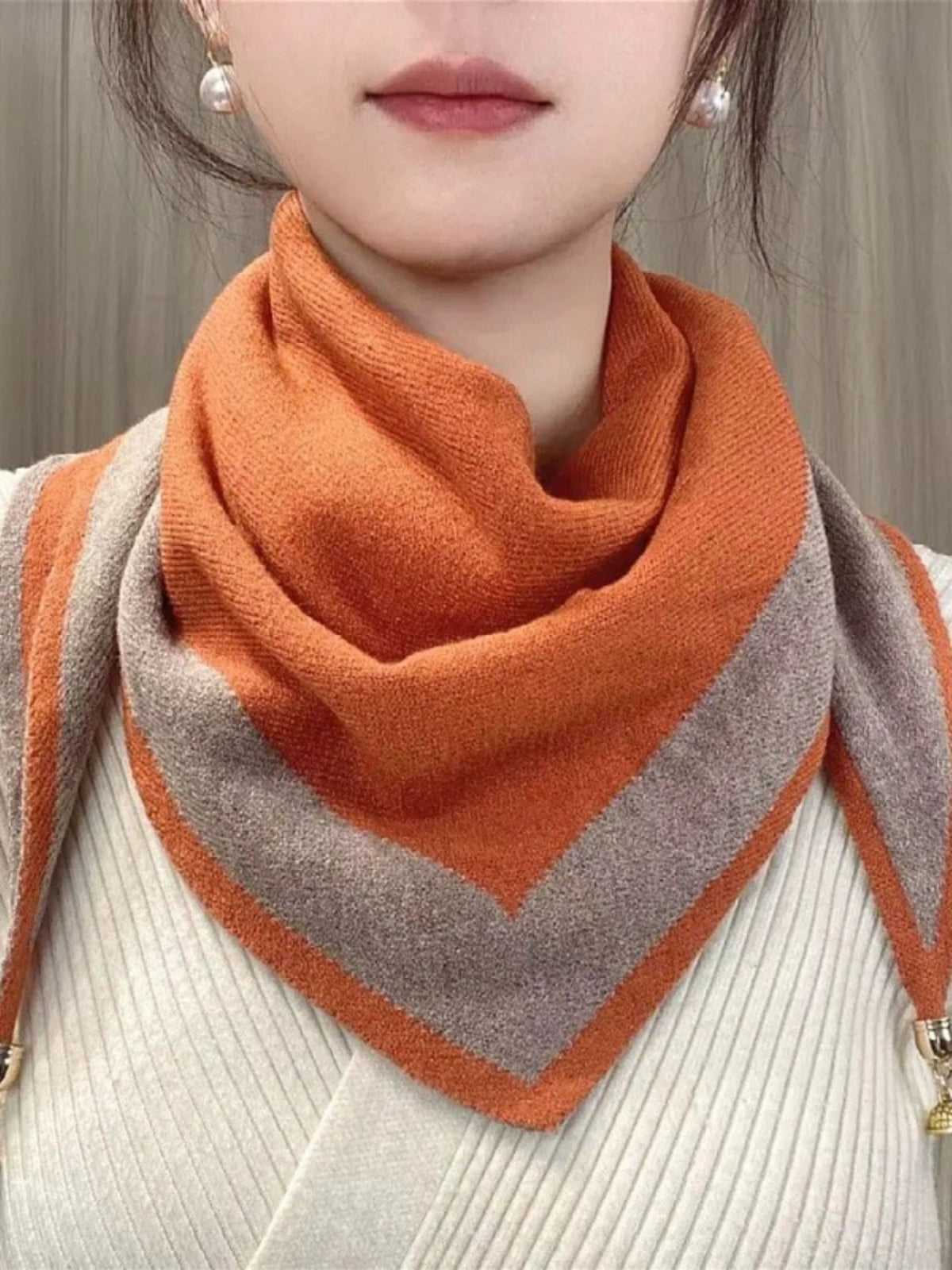 Spring & Fall Cervical Support Female Hidden Hook Double-Sided Short Triangular Binder