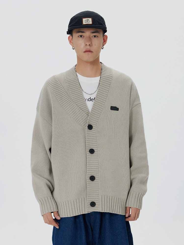 Trendy Minimalist V Neck Autumn Japanese Casual Cardigan Viralgem Store