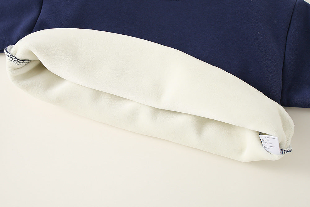 Winter Kids Sweatshirts Plus Velvet Children Pullover 2024 Warm Boy T-shirts Cartoon Girls Fleece Hoodies Baby Outerwear Clothes Viralgem Store