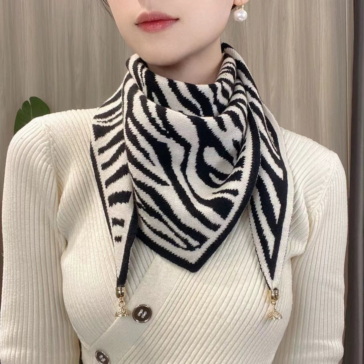 Spring & Fall Cervical Support Female Hidden Hook Double-Sided Short Triangular Binder