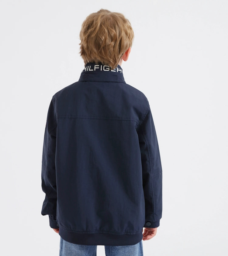 Spring and Autumn Fashion Brand Stand Collar Windproof Shell Jacket Casual Jacket