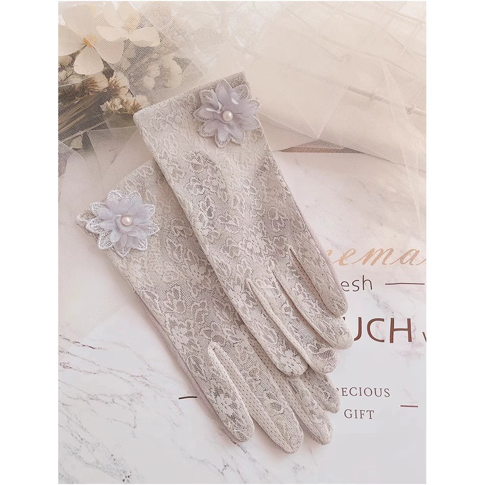 Women's Summer Short Touch Screen Ice Silk Sun Protection Gloves Viralgem Store