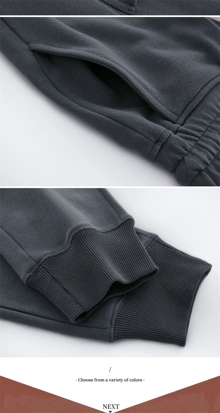 Sweatpants Spring & Fall Men Loose Pure Color Workout Exercise Pants