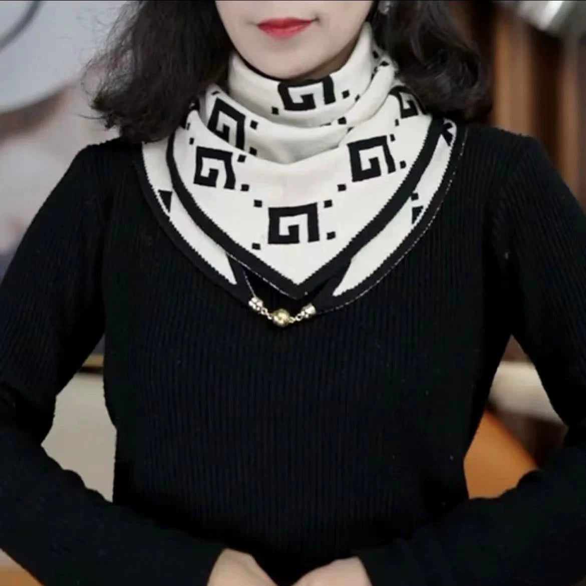 Spring & Fall Cervical Support Female Hidden Hook Double-Sided Short Triangular Binder