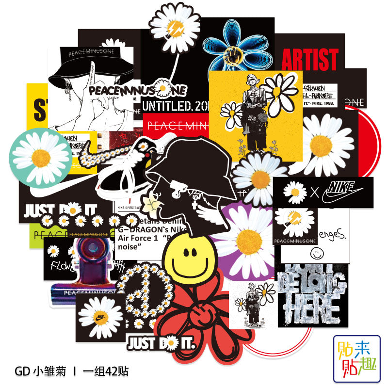 55 PCs G-Dragon Little Daisy Street Fashion Tablet