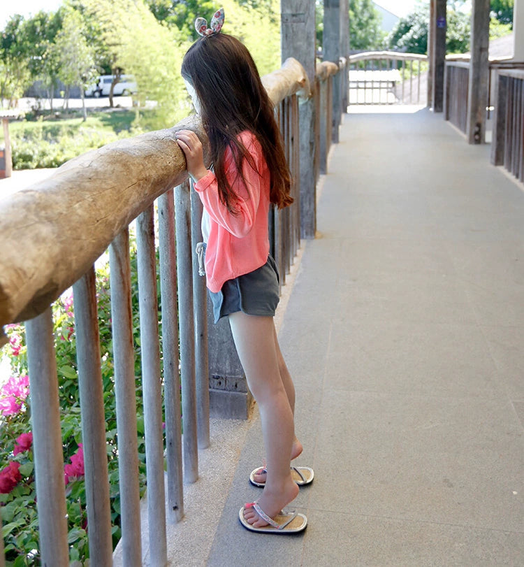 Stylish Medium and Large Children's Summer Clothes Air Conditioning Sweater Sweater