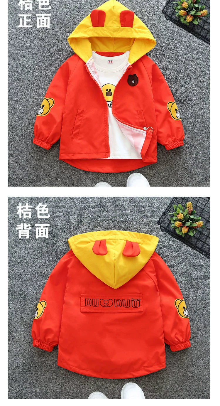 Windcheater Baby Boy Thin Spring and Autumn Korean Coat