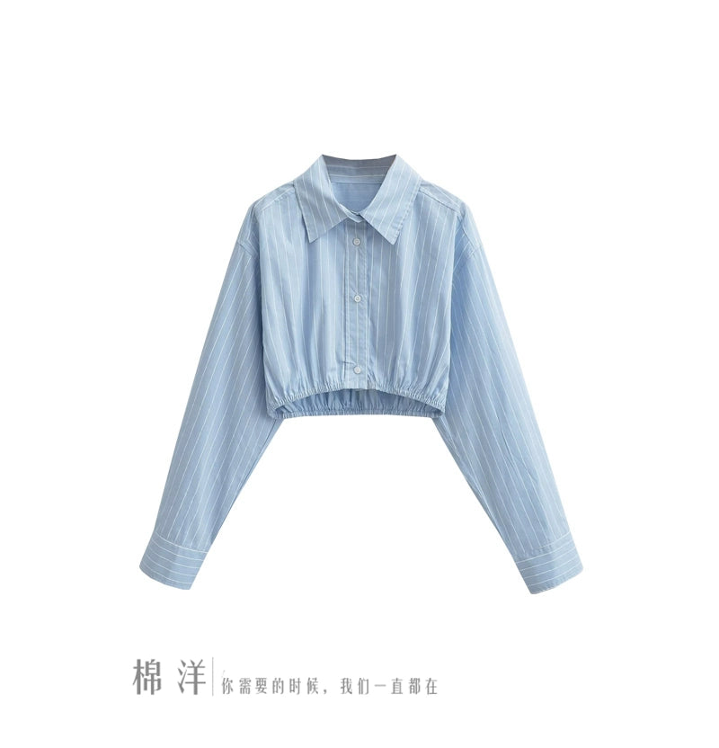 Age-Reducing Cotton Shirt Suit Girlish Style Knitted Vest Viralgem Store