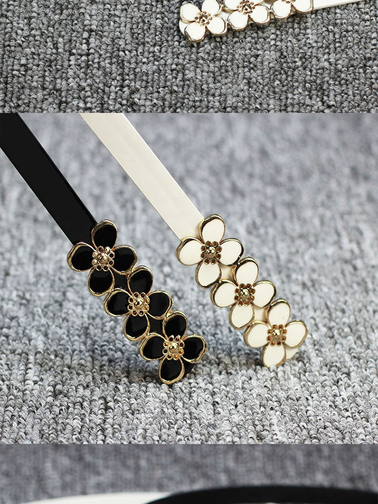 Three Small Flowers Ladies Decoration Thin and Simple Waist Decorations Easiest for Match Waist-Slimming Belt Matching Dress Coat Summer Belt Viralgem Store