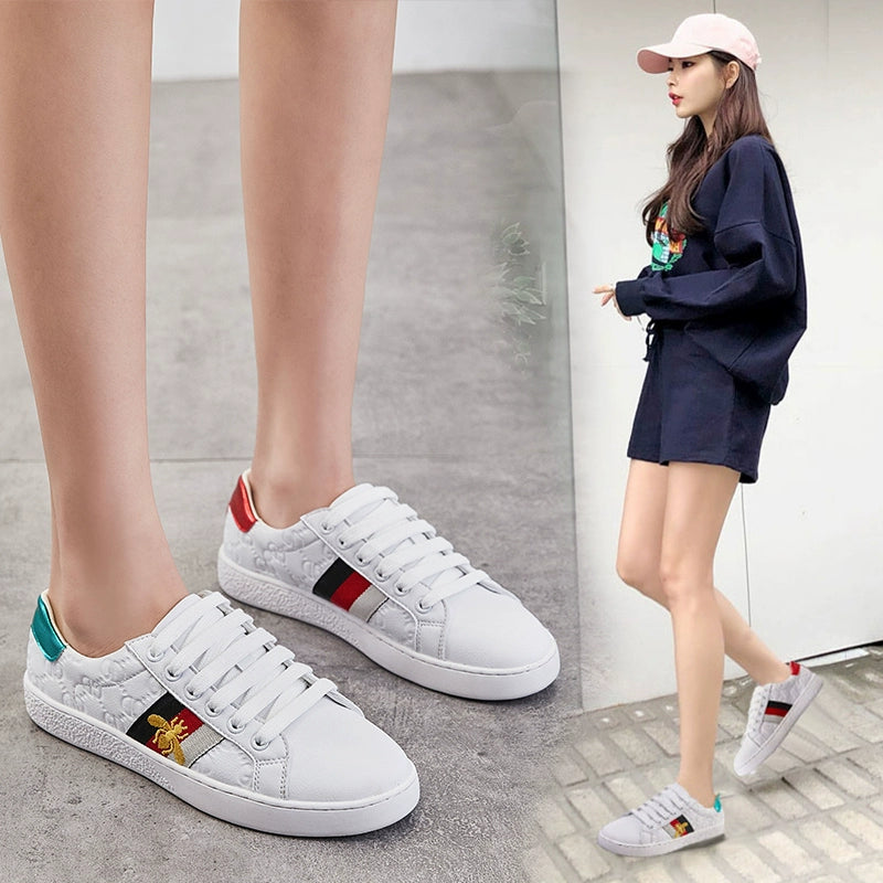 This Year's Popular White Shoes Women's Canvas Sneakers Spring & Fall New Arrival Versatile Women's Casual Shoes Autumn Best-Selling 2022