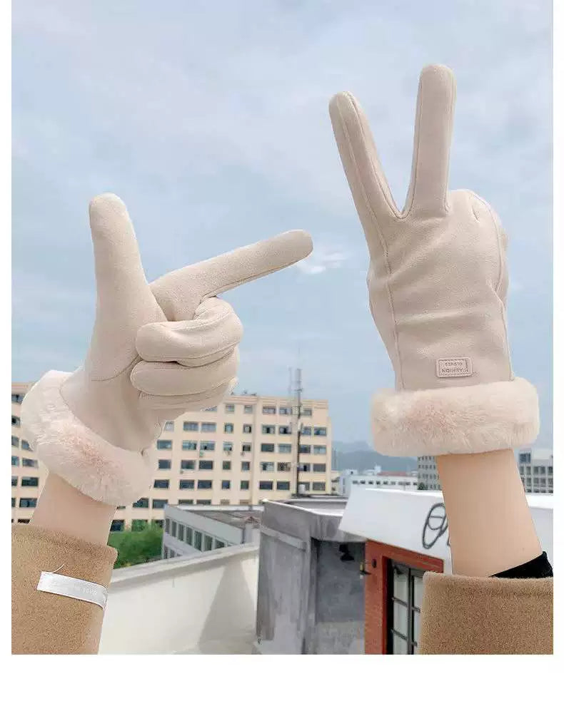 Women's Anti-Cold Windproof Touch Screen Gloves