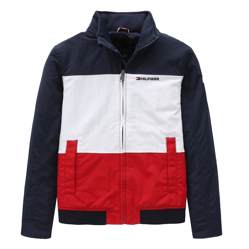 Spring and Autumn Fashion Brand Stand Collar Windproof Shell Jacket Casual Jacket