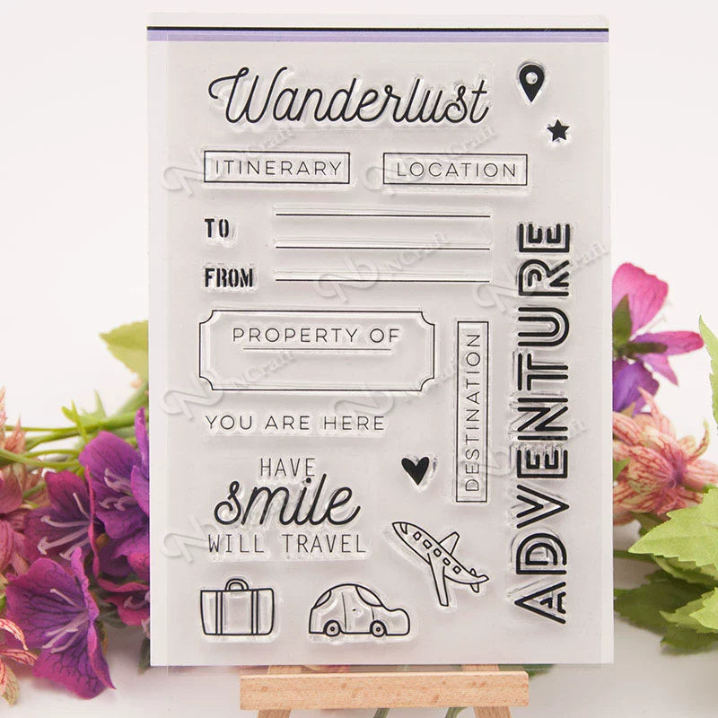 Transparent Stamp Scrapbook Album Card Notebook Commonly Used Rubber Stamp Finished Seal Stamp Month Week