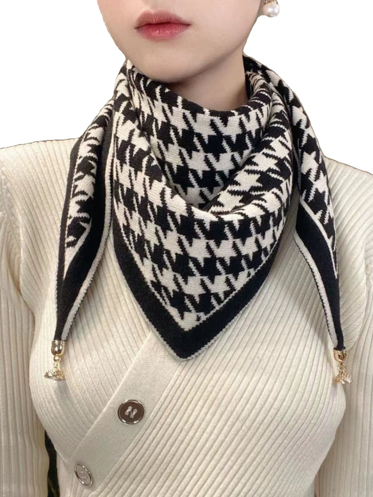 Spring & Fall Cervical Support Female Hidden Hook Double-Sided Short Triangular Binder