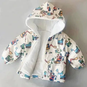 Spring and Autumn Children's K-style Zipper Hoodie Baby Outwear