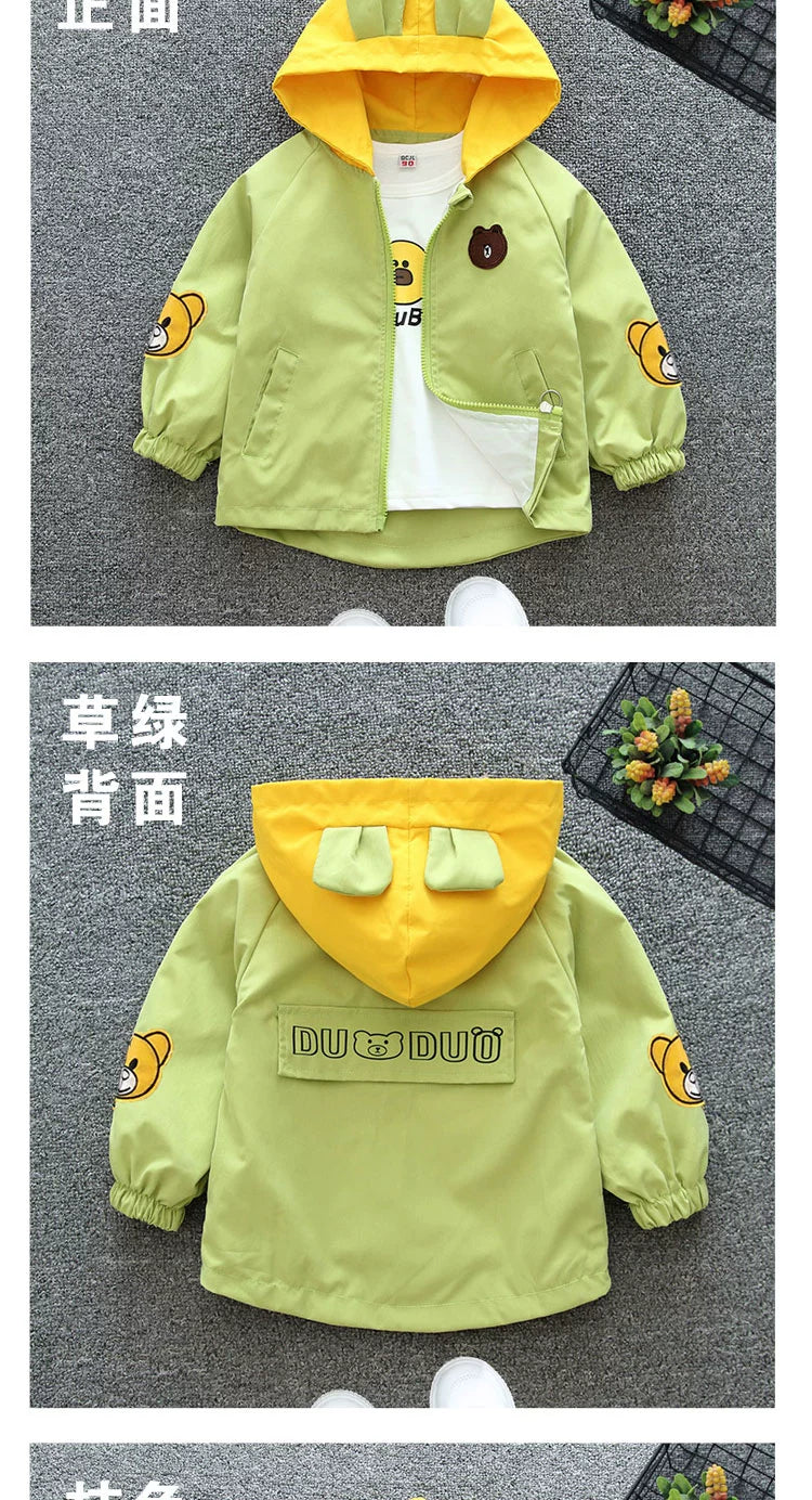 Windcheater Baby Boy Thin Spring and Autumn Korean Coat