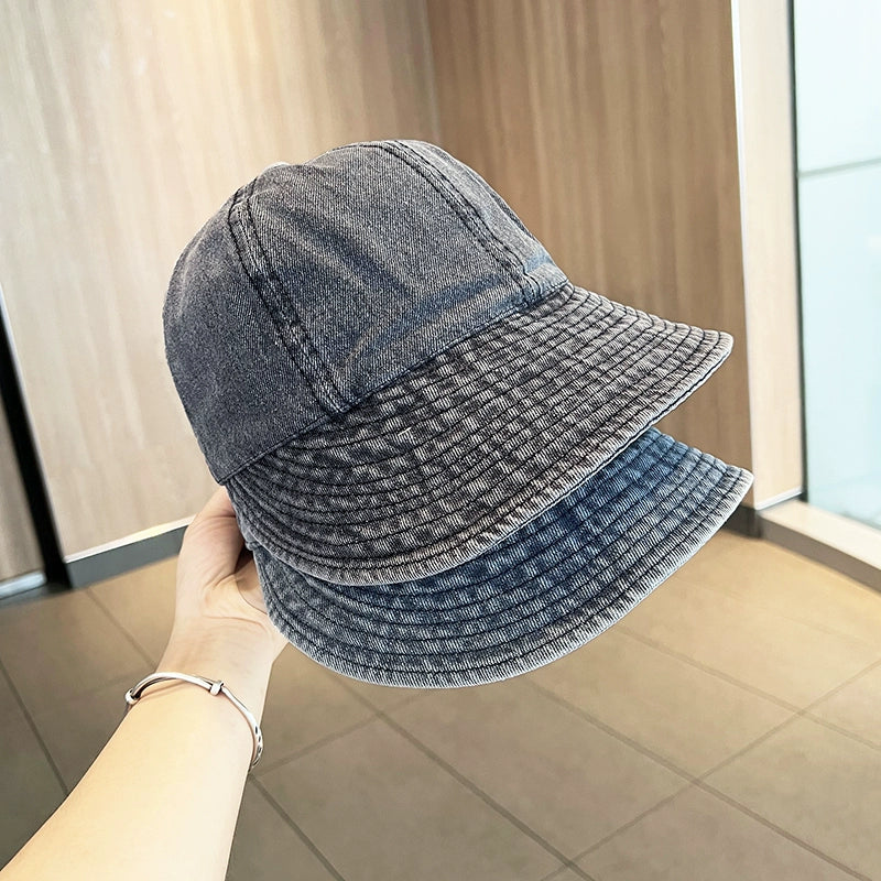 Sun Hat Denim Women Foldable Easiest for Match Peaked Cap Viralgem Store