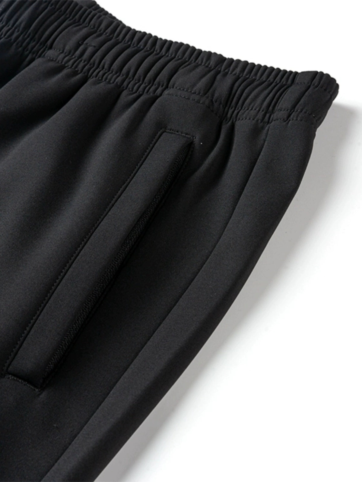 361 Degrees Men Cashmere-Lining Trousers Open Stretch New 2024 Winter Plaid 361 Men's Heattech Straight-leg Casual Pants