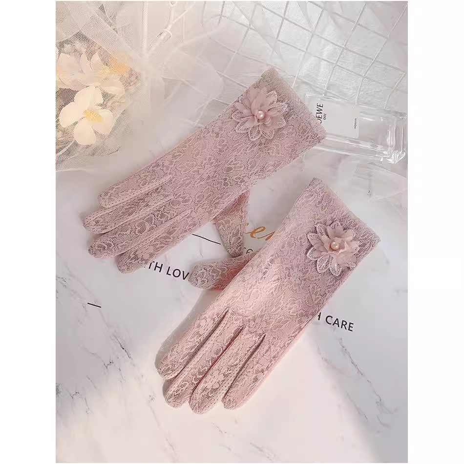 Women's Summer Short Touch Screen Ice Silk Sun Protection Gloves Viralgem Store