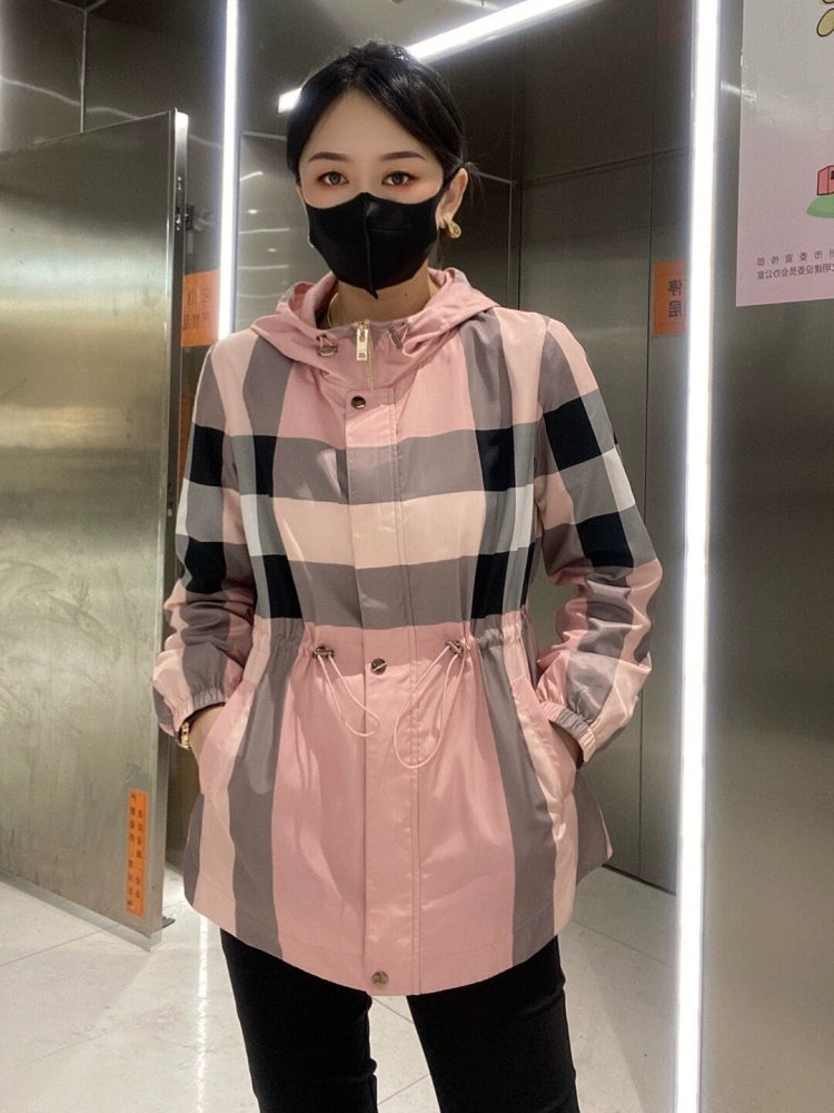 Women's Clothing Spring & Fall Hoodie Slimming Casual Mid Length Long Length Coat Viralgem Store