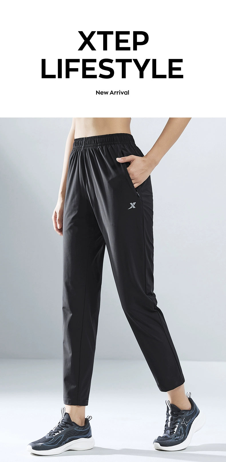 Tebu Ice Silk High Elastic Women's Sports Pants 2023 Summer New Arrival Running Leisure Pants Women's Pants 977228690280