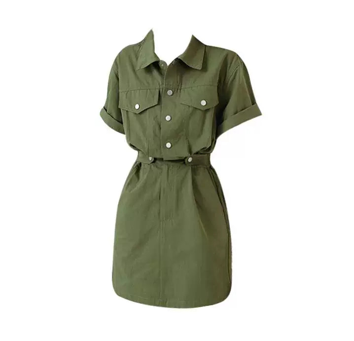 100.00kg Export Oversize Women's Clothing AliExpress Amazon Fashion Wind Parka Sweet and Spicy Dress Slimming Retro