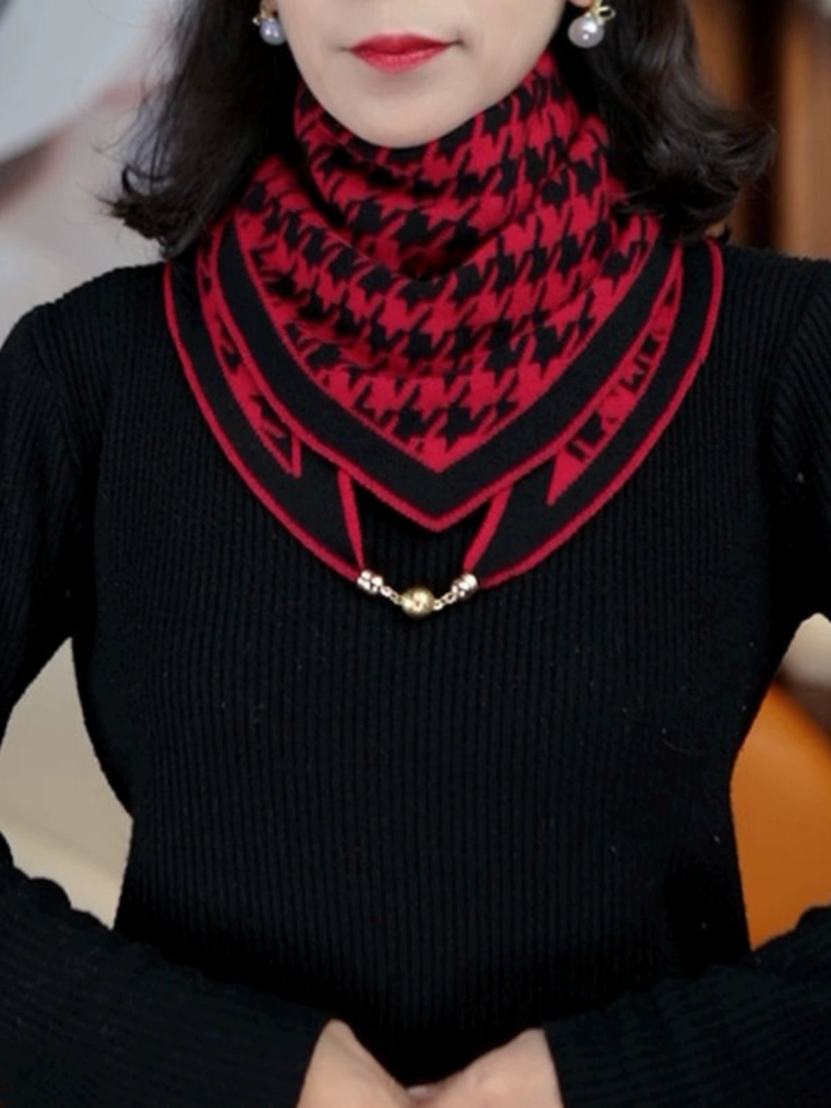 Spring & Fall Cervical Support Female Hidden Hook Double-Sided Short Triangular Binder