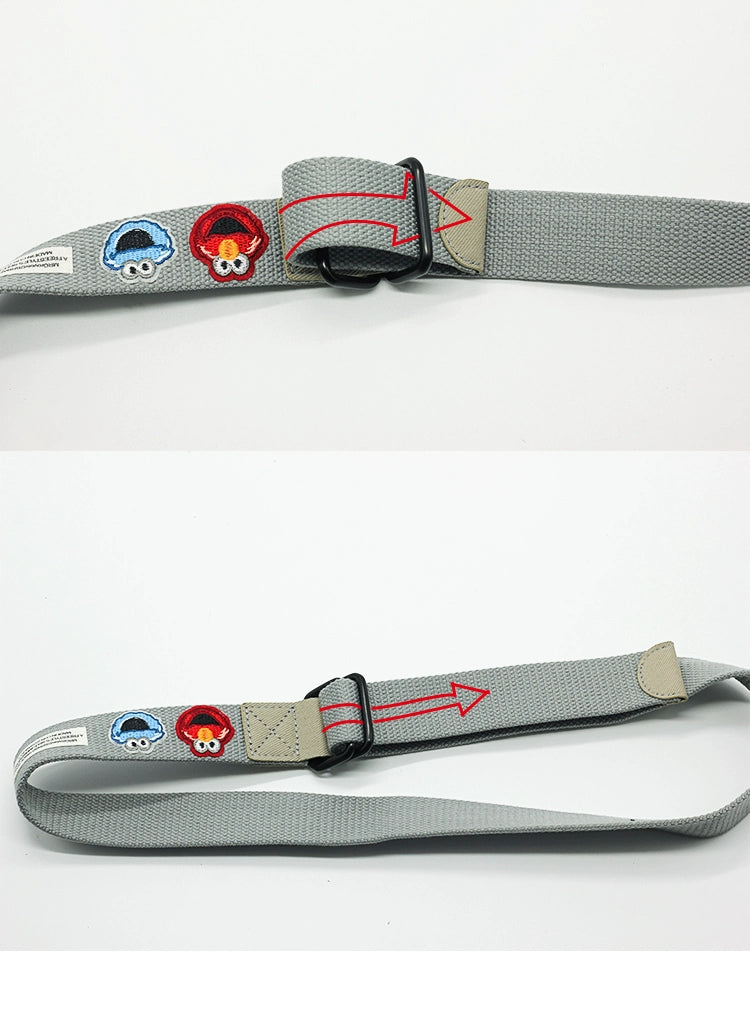 Student Ins Trendy Women's Korean-Style Double Ring Buckle Belt