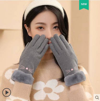 Women's Anti-Cold Windproof Touch Screen Gloves